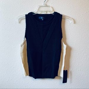 NWT Rachel Rachel Roy Ribbed Knit Sweater Vest M